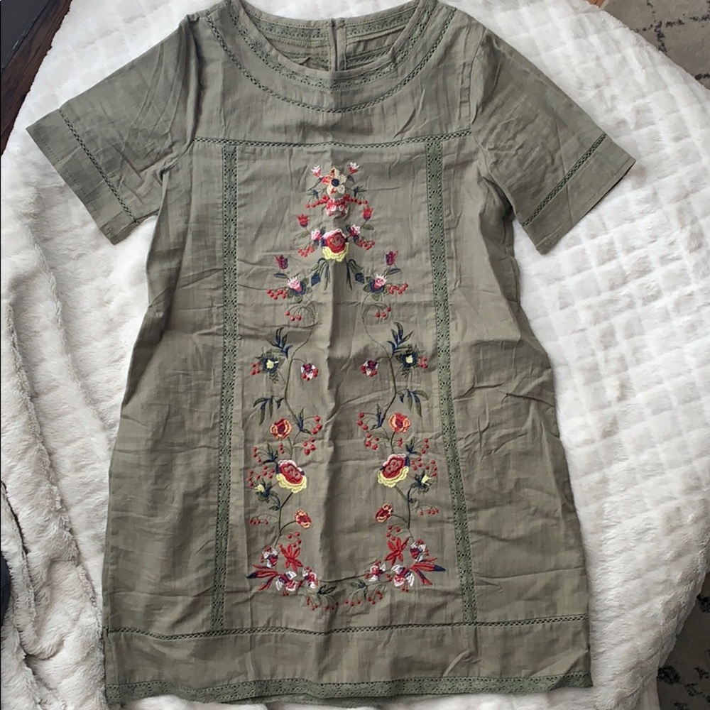 BOHO Dress w/ Embroidery